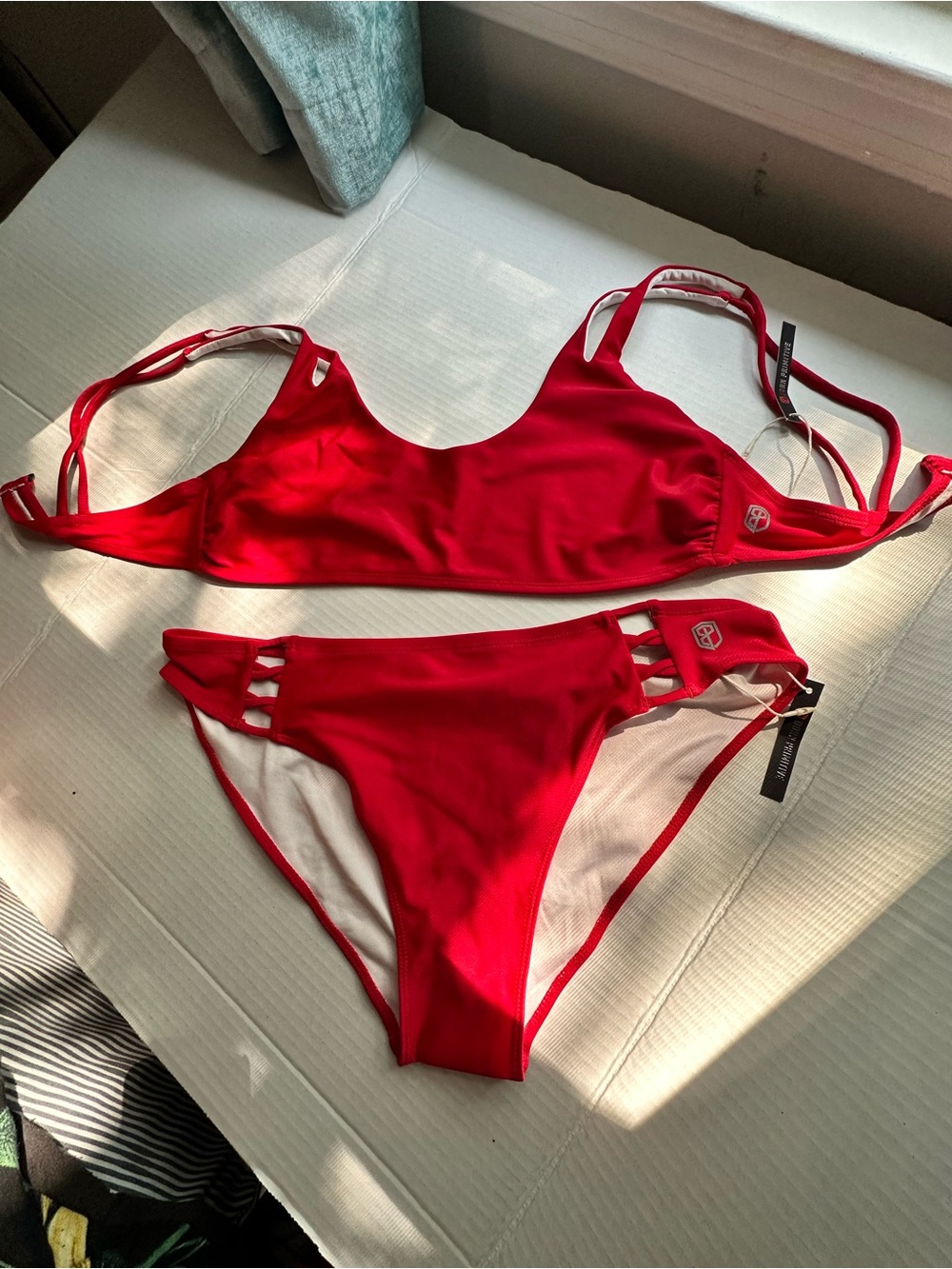 Born Primitive Red Two-Piece Bikini Set